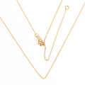 14K Solid Gold Rope Chain Necklace - Yellow Gold